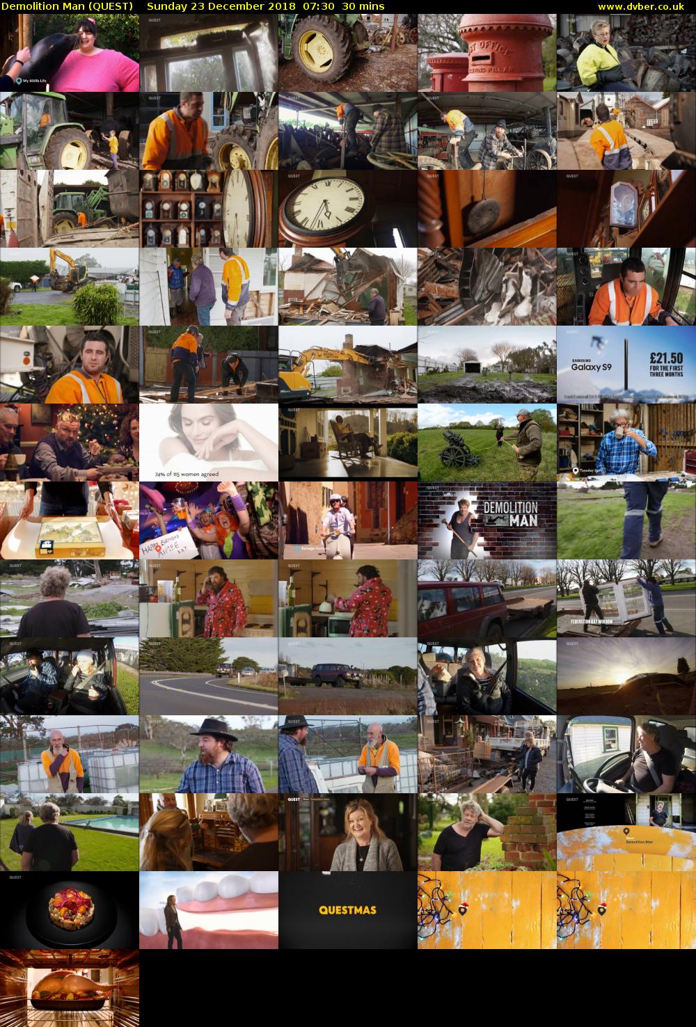 Demolition Man (QUEST) Sunday 23 December 2018 07:30 - 08:00