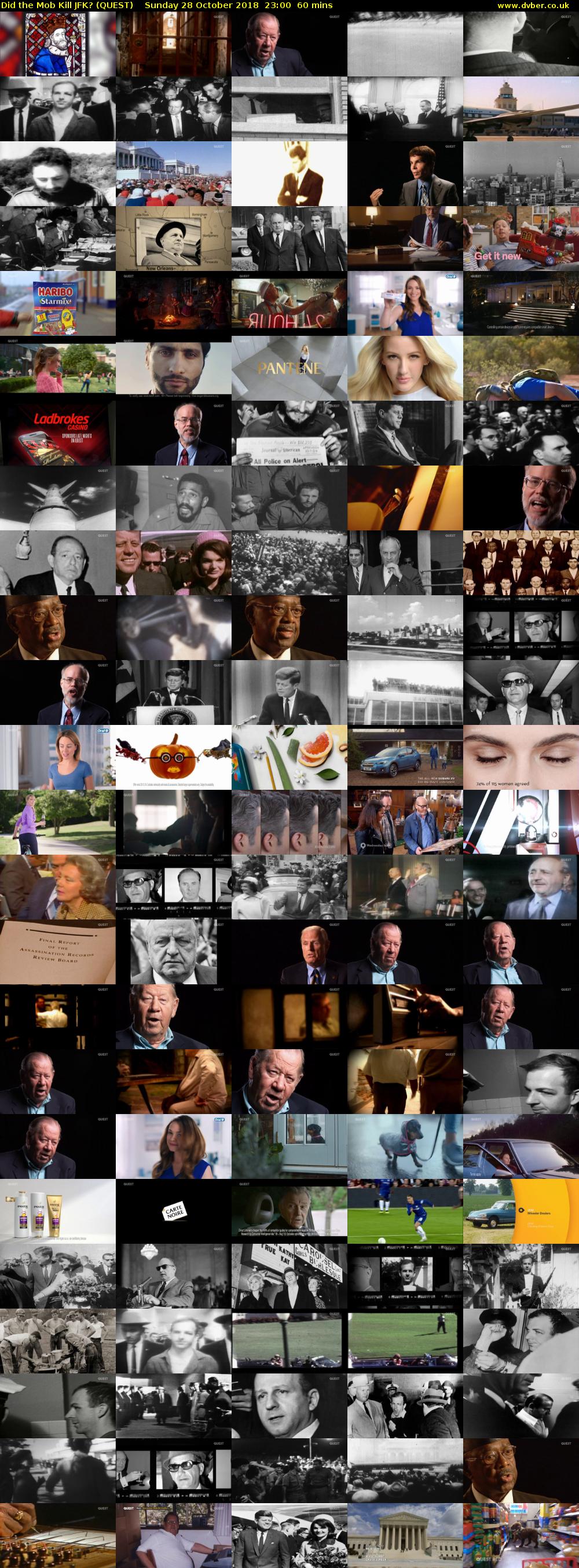 Did the Mob Kill JFK? (QUEST) Sunday 28 October 2018 23:00 - 00:00