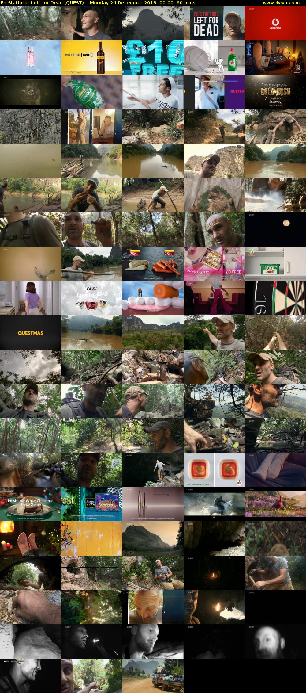 Ed Stafford: Left for Dead (QUEST) Monday 24 December 2018 00:00 - 01:00