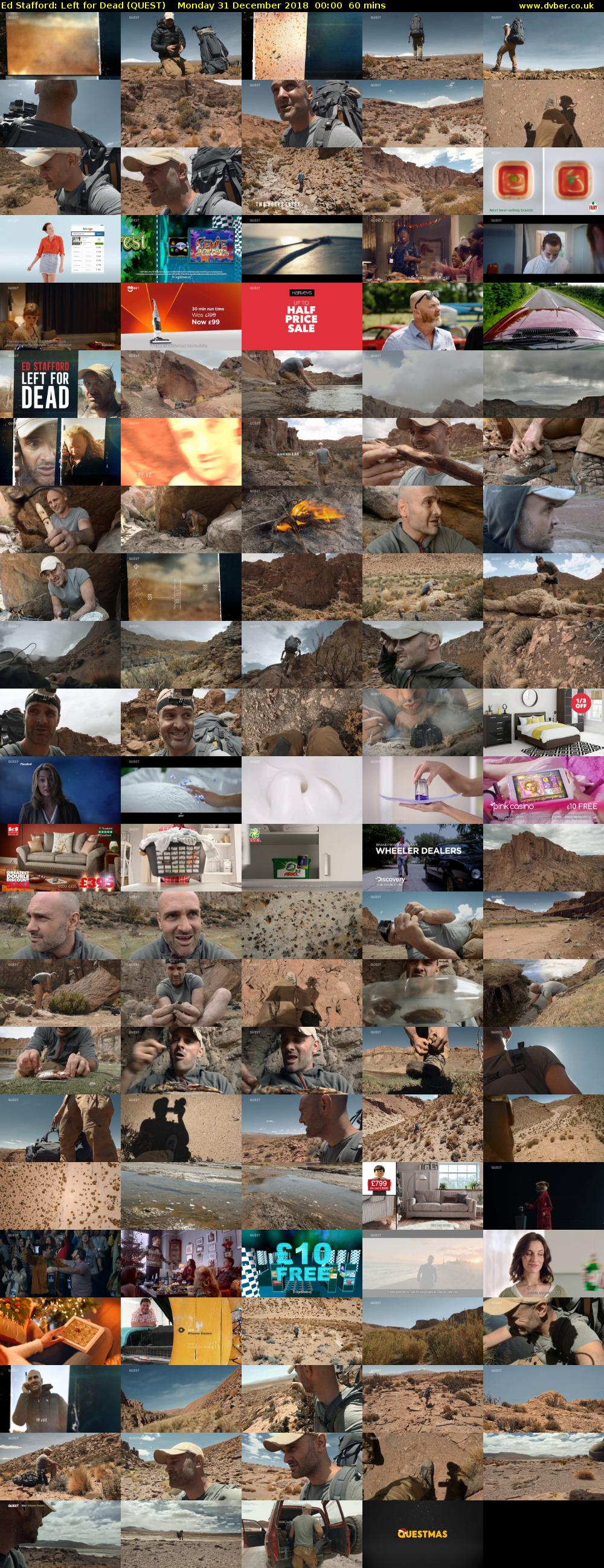 Ed Stafford: Left for Dead (QUEST) Monday 31 December 2018 00:00 - 01:00