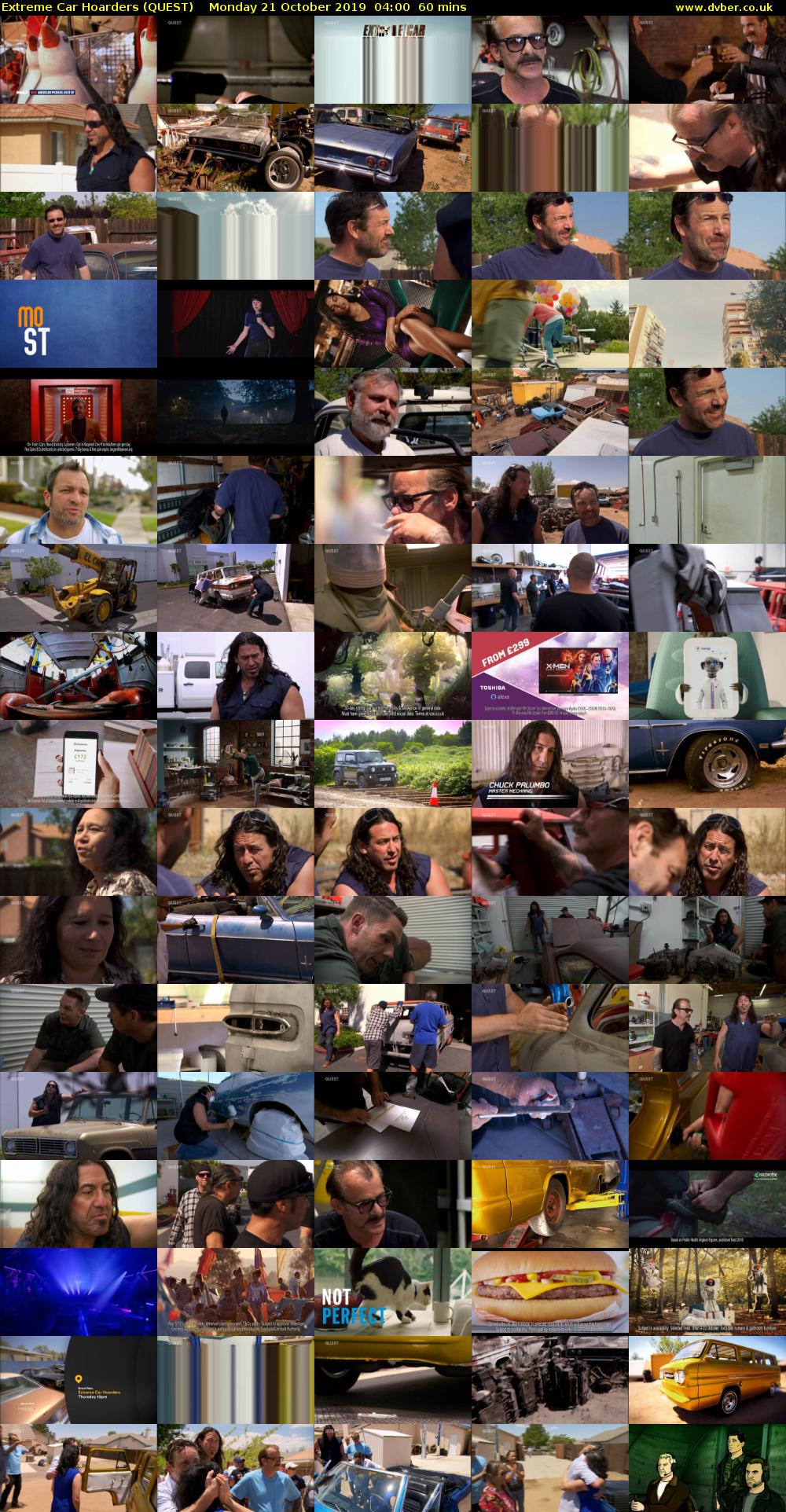 Extreme Car Hoarders (QUEST) Monday 21 October 2019 04:00 - 05:00