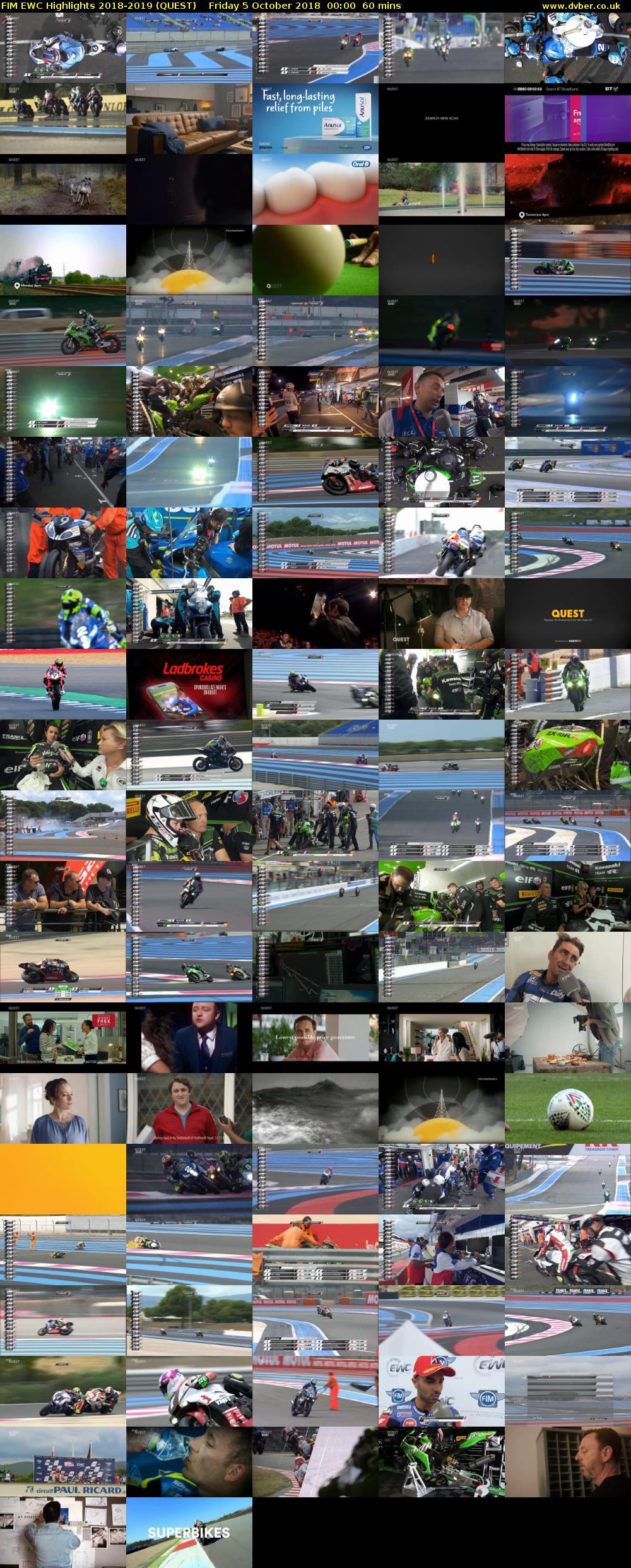 FIM EWC Highlights 2018-2019 (QUEST) Friday 5 October 2018 00:00 - 01:00