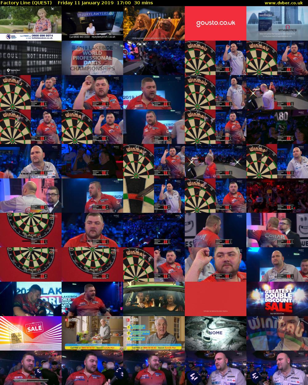 Factory Line (QUEST) Friday 11 January 2019 17:00 - 17:30