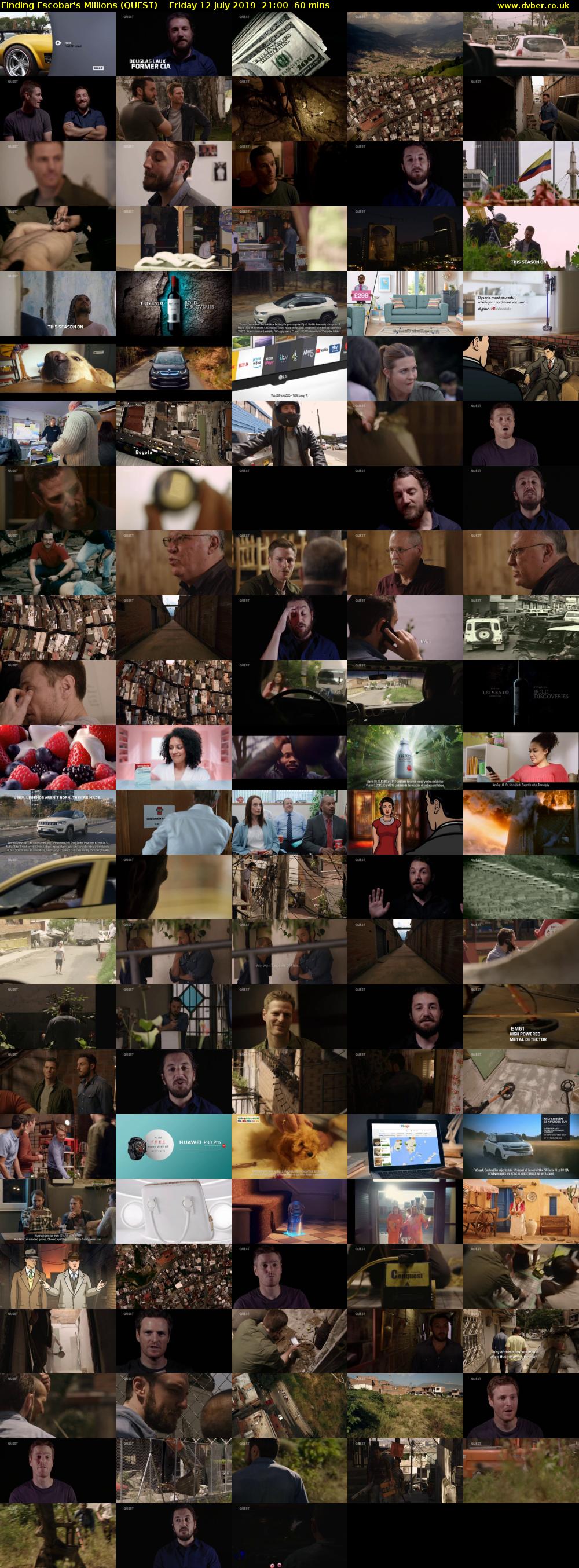 Finding Escobar's Millions (QUEST) Friday 12 July 2019 21:00 - 22:00