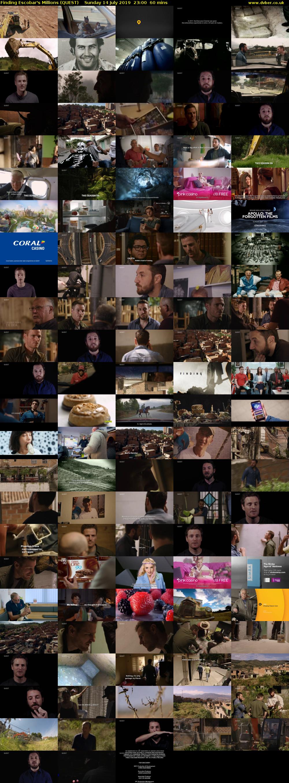 Finding Escobar's Millions (QUEST) Sunday 14 July 2019 23:00 - 00:00