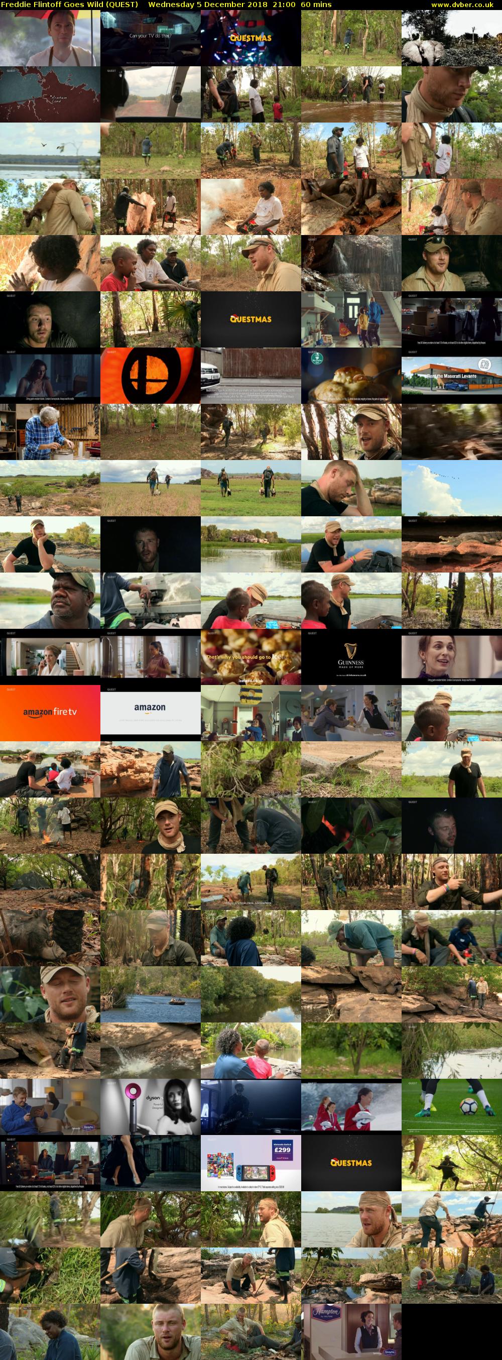 Freddie Flintoff Goes Wild (QUEST) Wednesday 5 December 2018 21:00 - 22:00