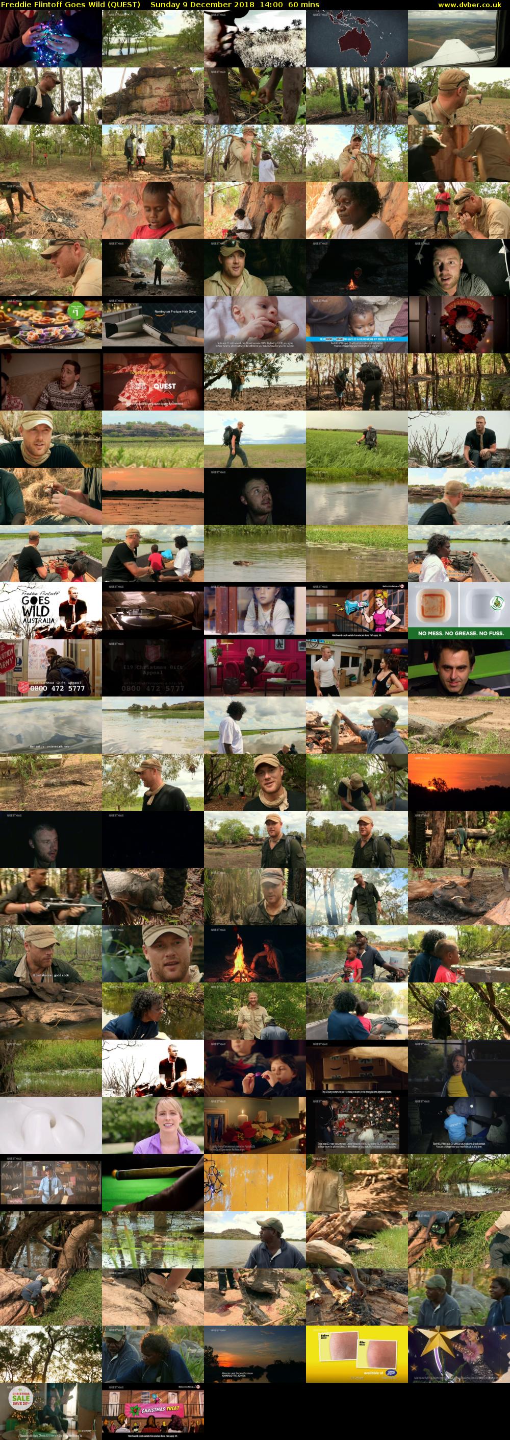 Freddie Flintoff Goes Wild (QUEST) Sunday 9 December 2018 14:00 - 15:00