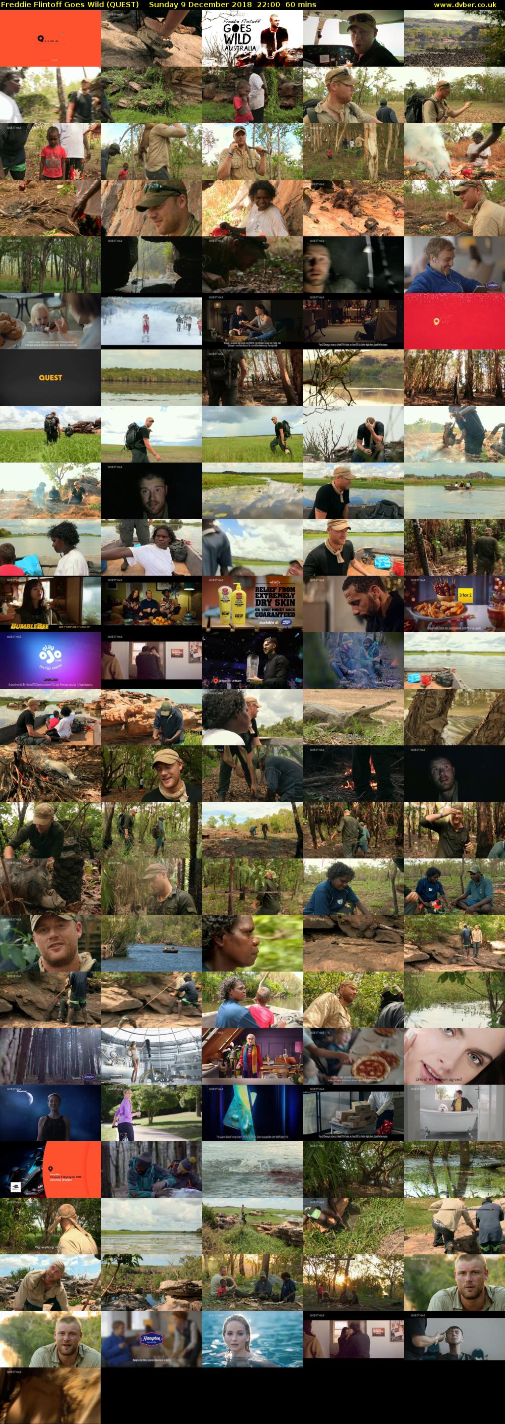 Freddie Flintoff Goes Wild (QUEST) Sunday 9 December 2018 22:00 - 23:00