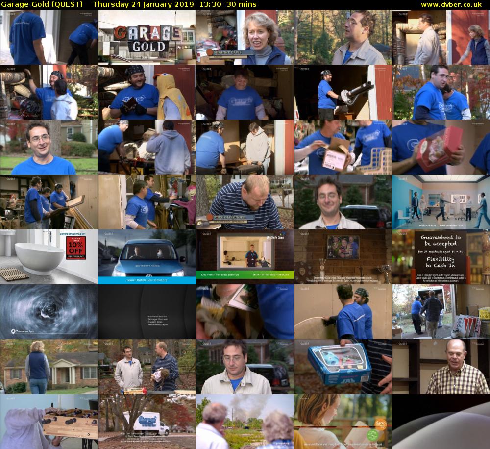 Garage Gold (QUEST) Thursday 24 January 2019 13:30 - 14:00