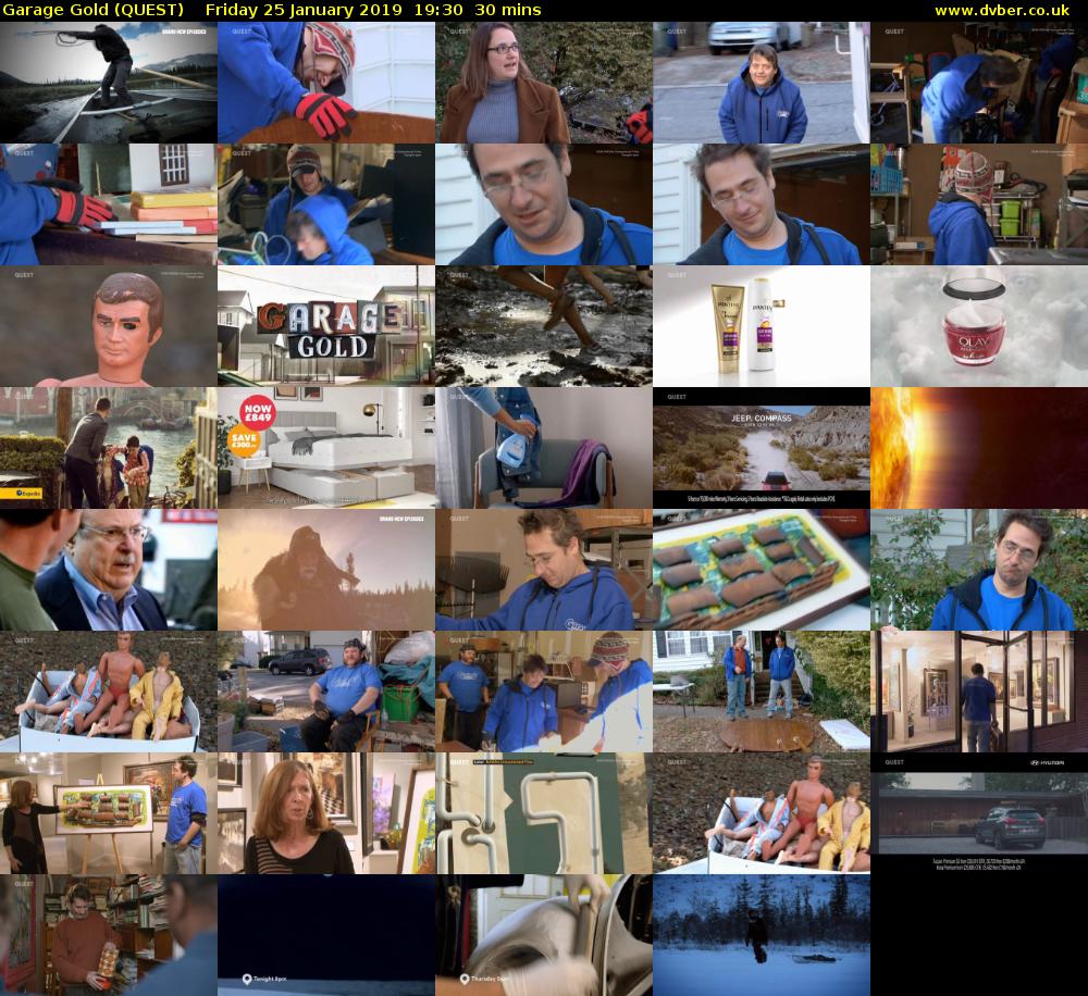 Garage Gold (QUEST) Friday 25 January 2019 19:30 - 20:00