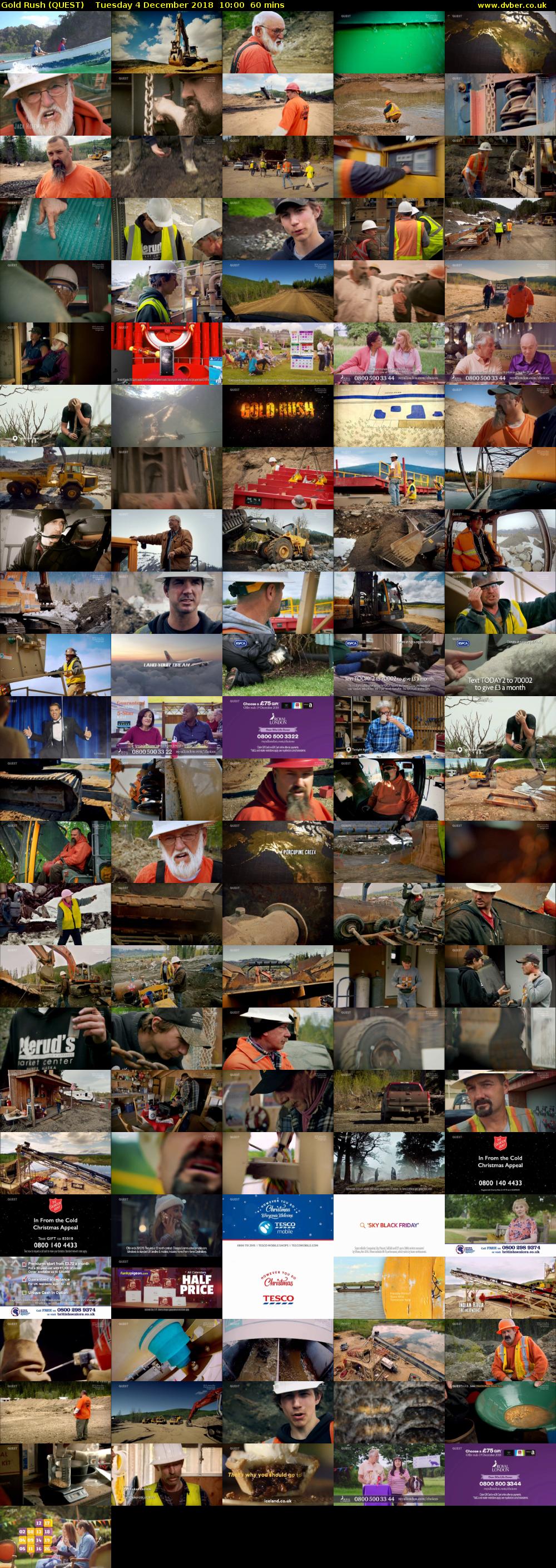 Gold Rush (QUEST) Tuesday 4 December 2018 10:00 - 11:00