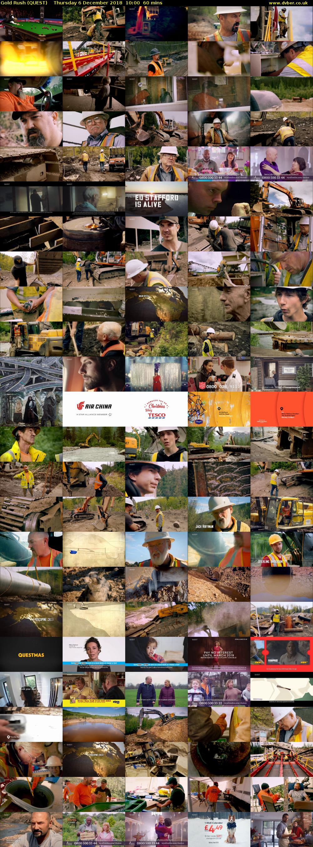 Gold Rush (QUEST) Thursday 6 December 2018 10:00 - 11:00