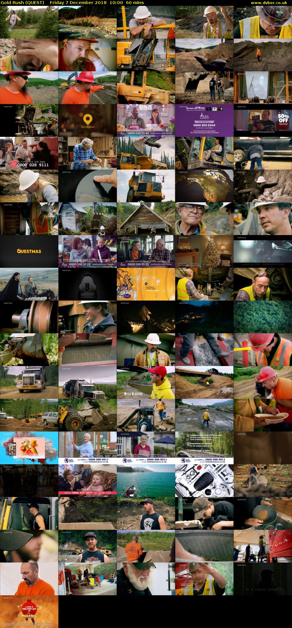 Gold Rush (QUEST) Friday 7 December 2018 10:00 - 11:00