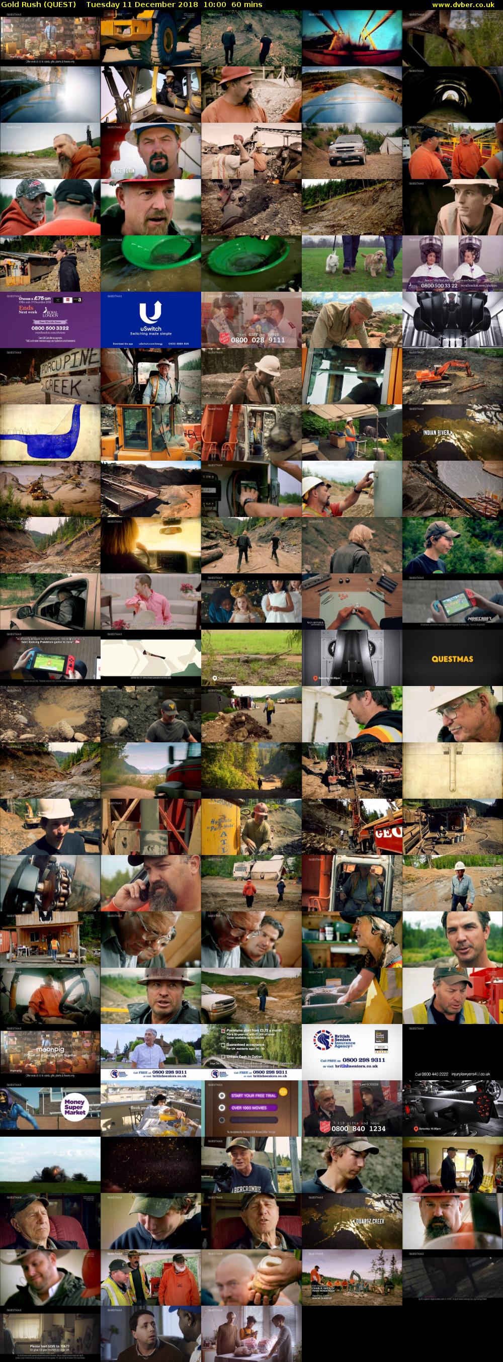 Gold Rush (QUEST) Tuesday 11 December 2018 10:00 - 11:00