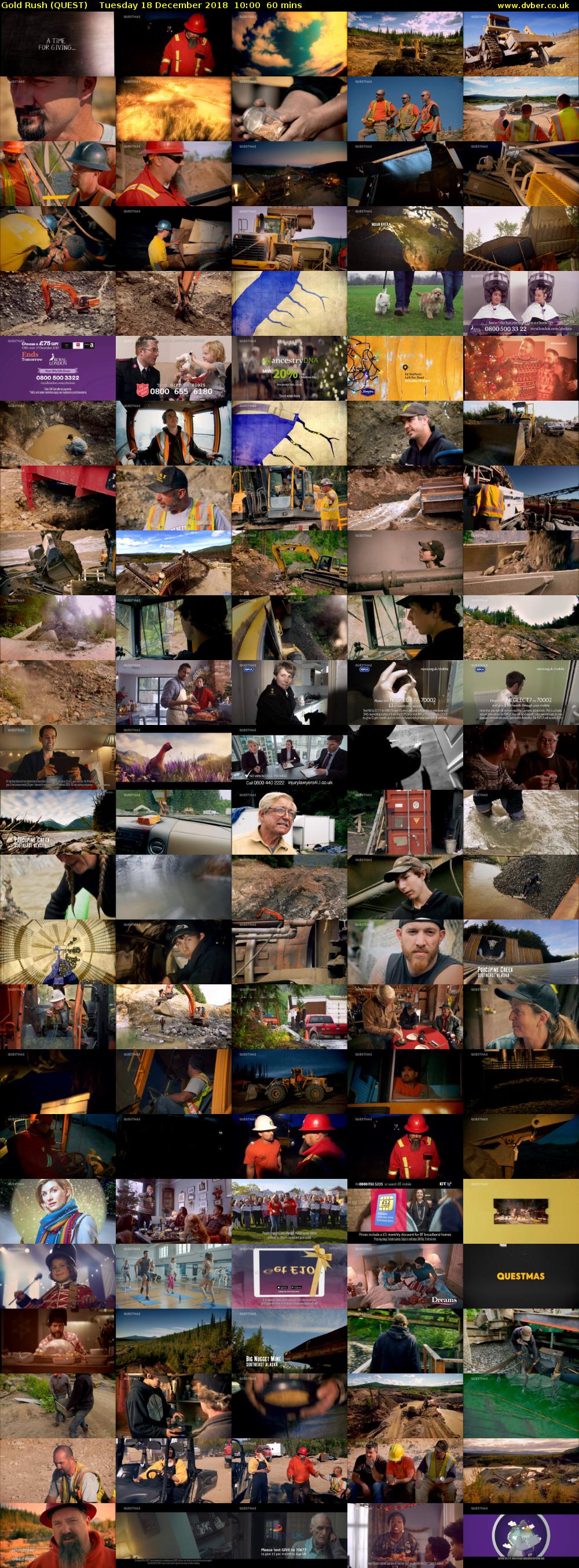 Gold Rush (QUEST) Tuesday 18 December 2018 10:00 - 11:00