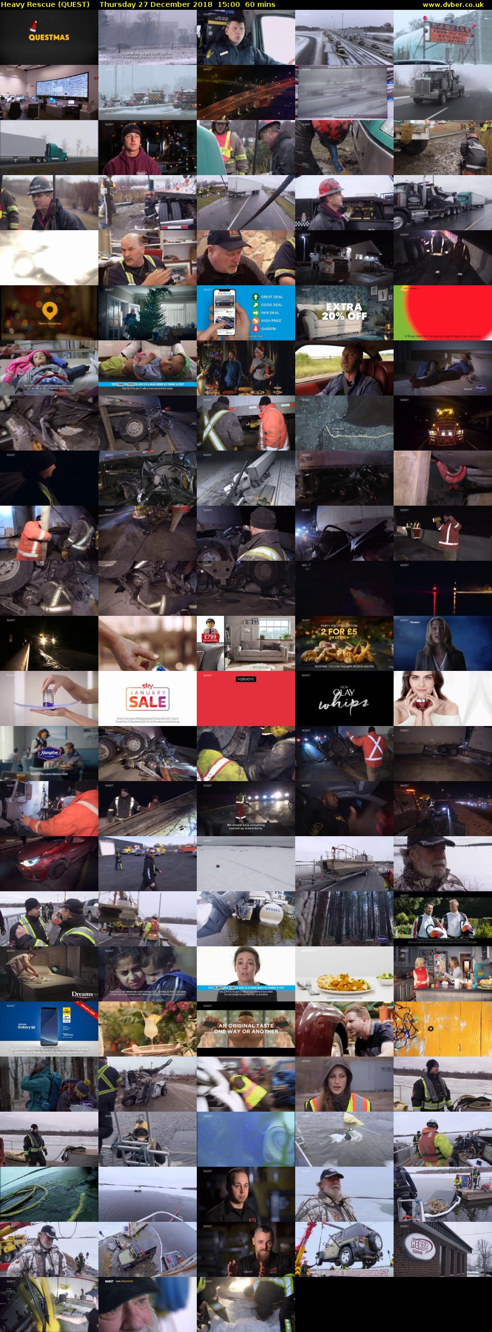 Heavy Rescue (QUEST) Thursday 27 December 2018 15:00 - 16:00