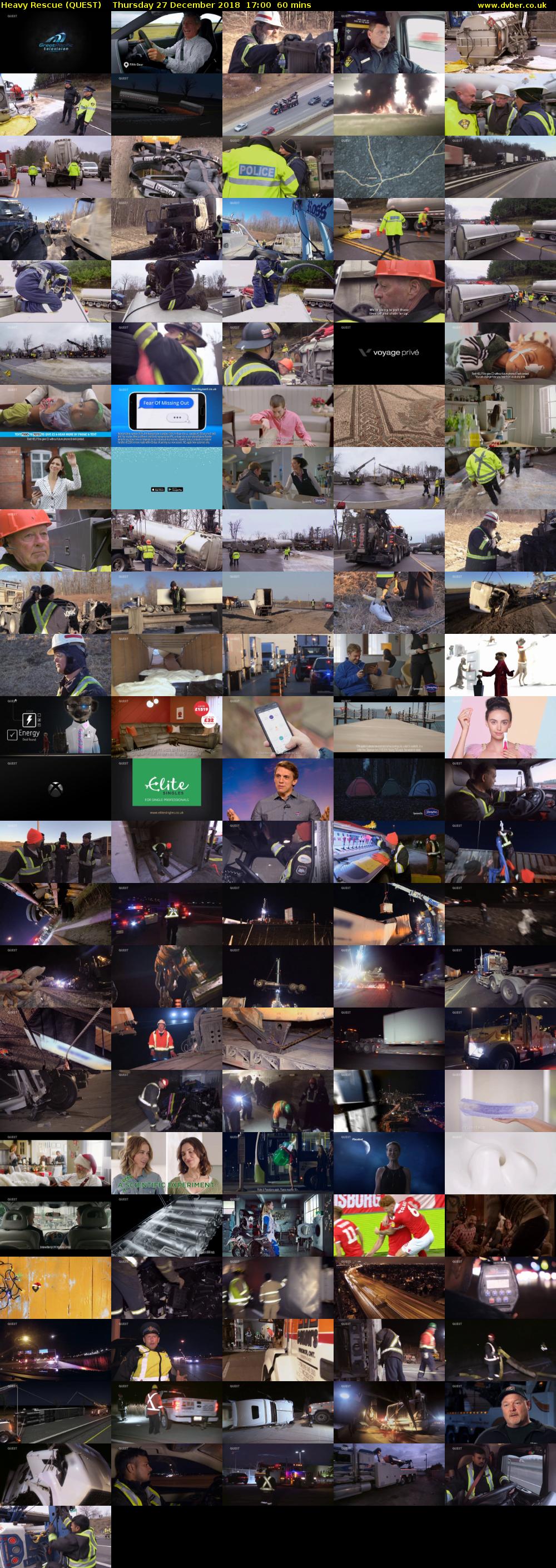 Heavy Rescue (QUEST) Thursday 27 December 2018 17:00 - 18:00