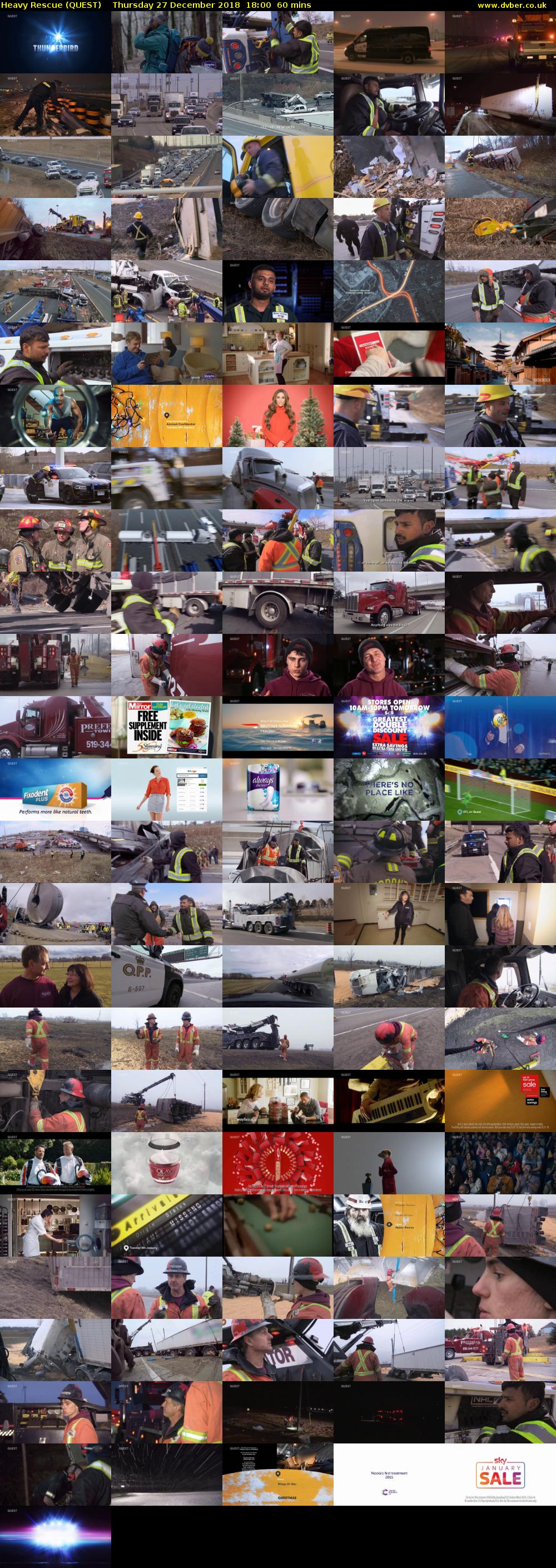 Heavy Rescue (QUEST) Thursday 27 December 2018 18:00 - 19:00