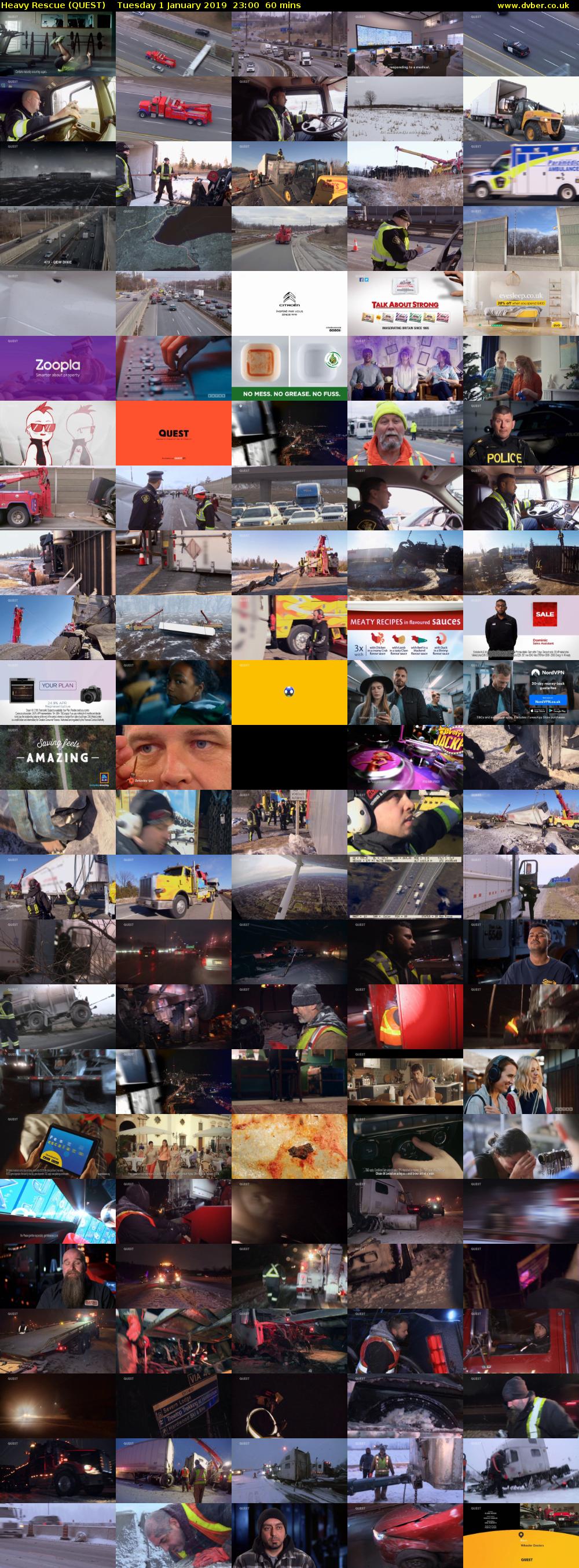 Heavy Rescue (QUEST) Tuesday 1 January 2019 23:00 - 00:00