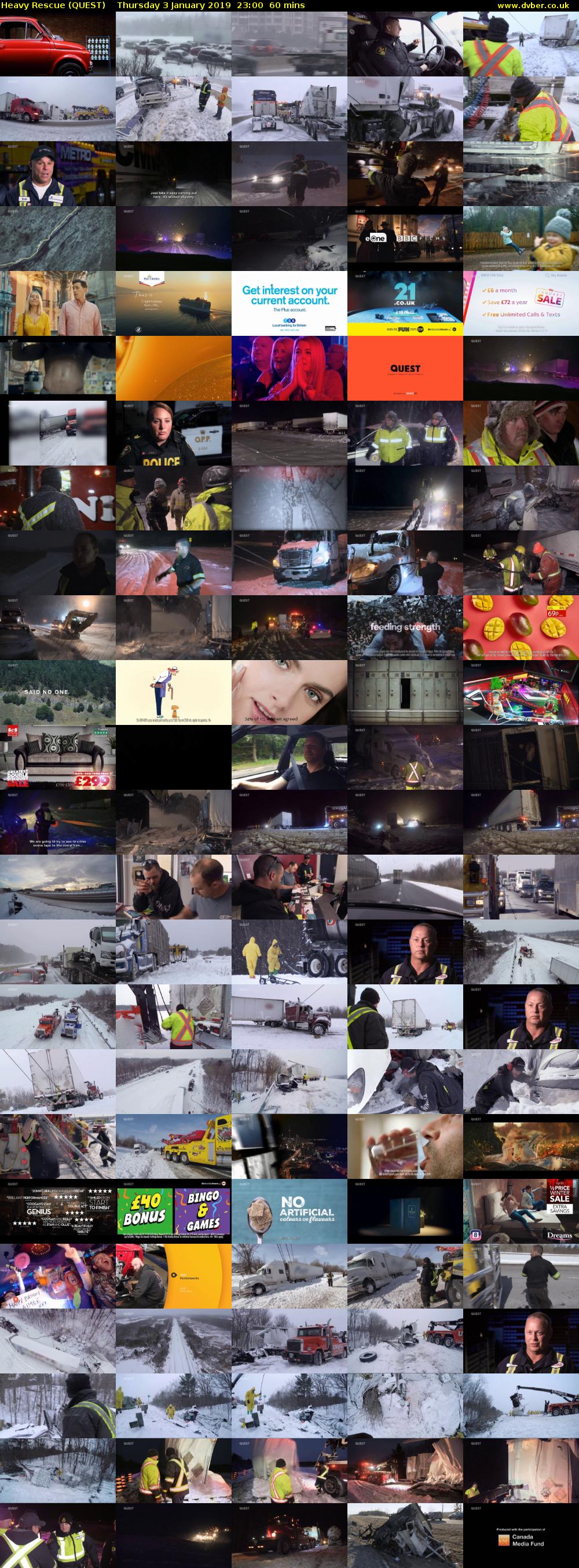 Heavy Rescue (QUEST) Thursday 3 January 2019 23:00 - 00:00