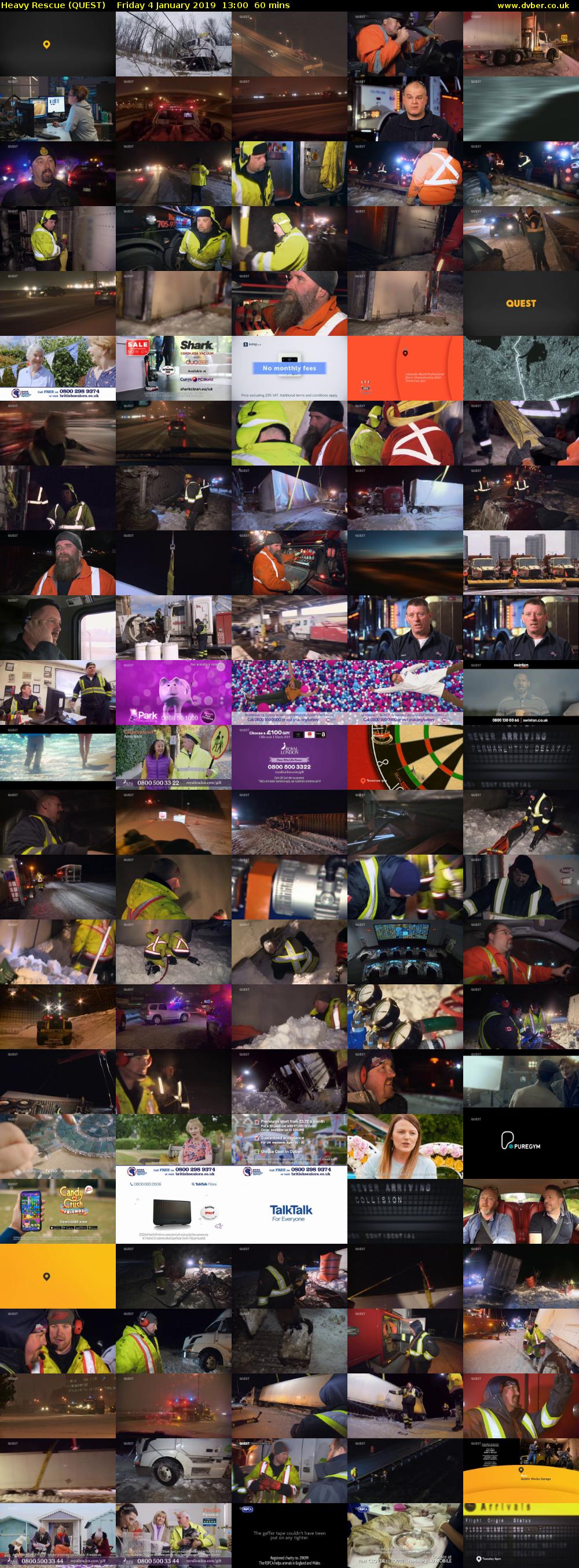 Heavy Rescue (QUEST) Friday 4 January 2019 13:00 - 14:00