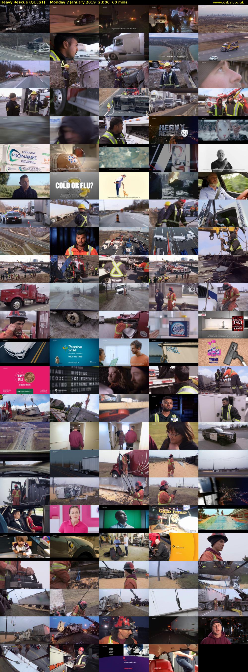 Heavy Rescue (QUEST) Monday 7 January 2019 23:00 - 00:00