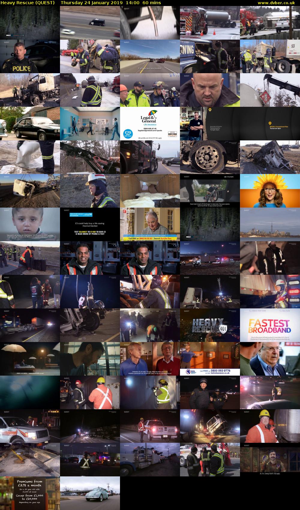 Heavy Rescue (QUEST) Thursday 24 January 2019 14:00 - 15:00