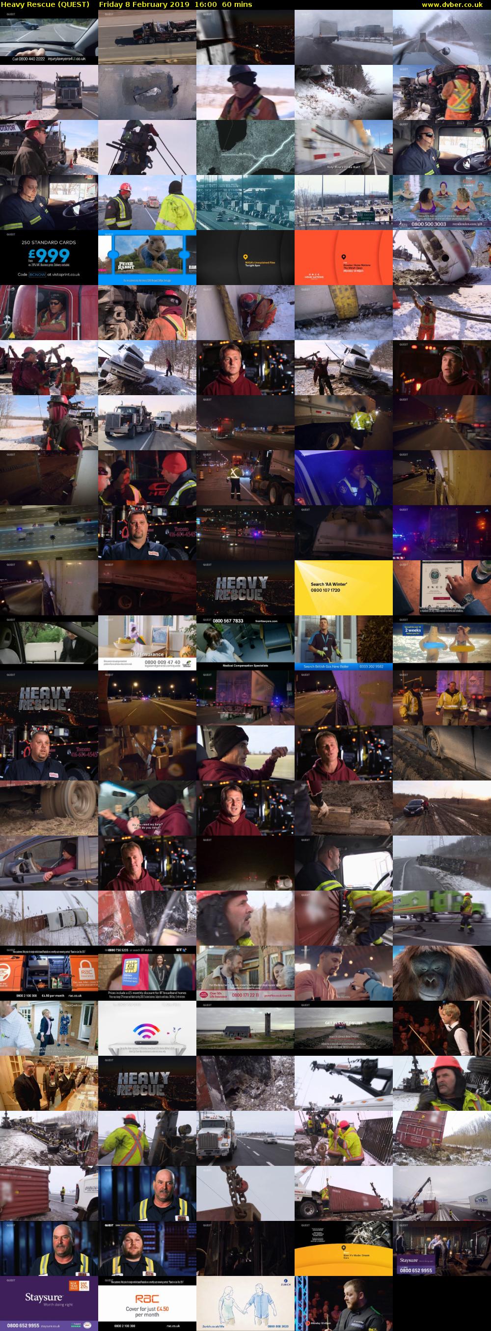 Heavy Rescue (QUEST) Friday 8 February 2019 16:00 - 17:00