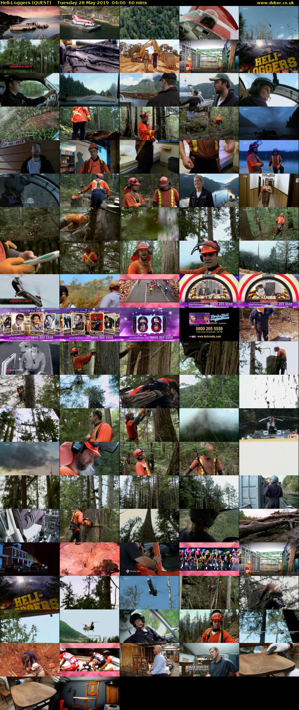 Heli-Loggers (QUEST) Tuesday 28 May 2019 04:00 - 05:00