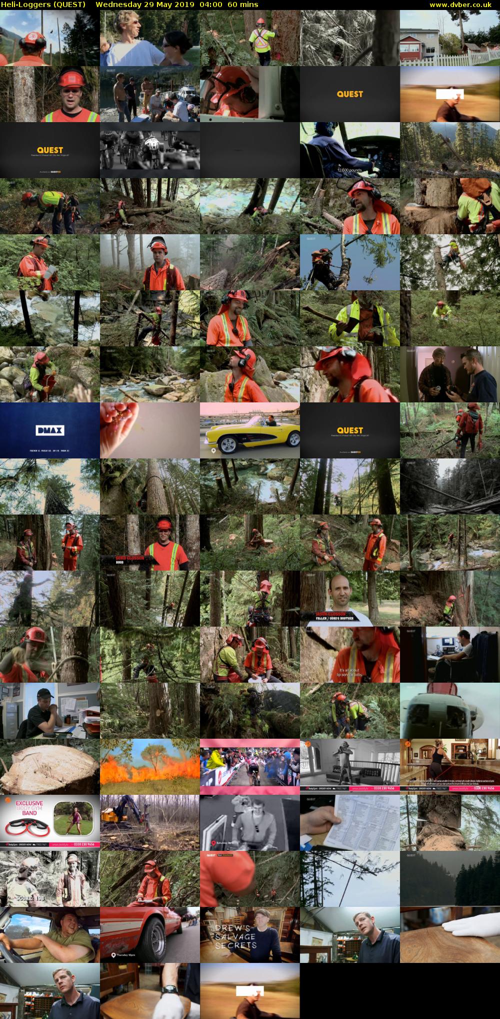 Heli-Loggers (QUEST) Wednesday 29 May 2019 04:00 - 05:00