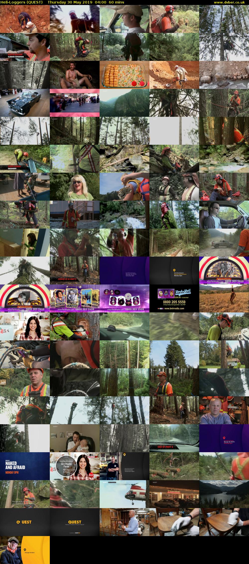 Heli-Loggers (QUEST) Thursday 30 May 2019 04:00 - 05:00