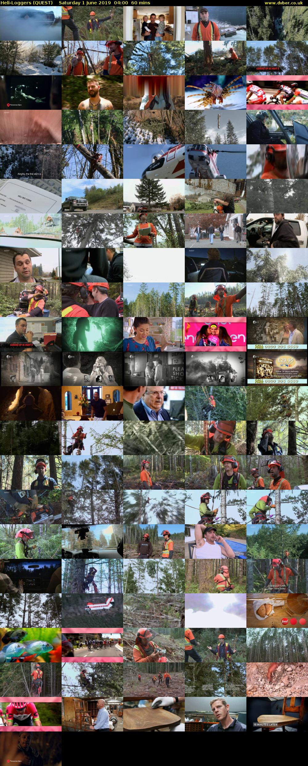 Heli-Loggers (QUEST) Saturday 1 June 2019 04:00 - 05:00