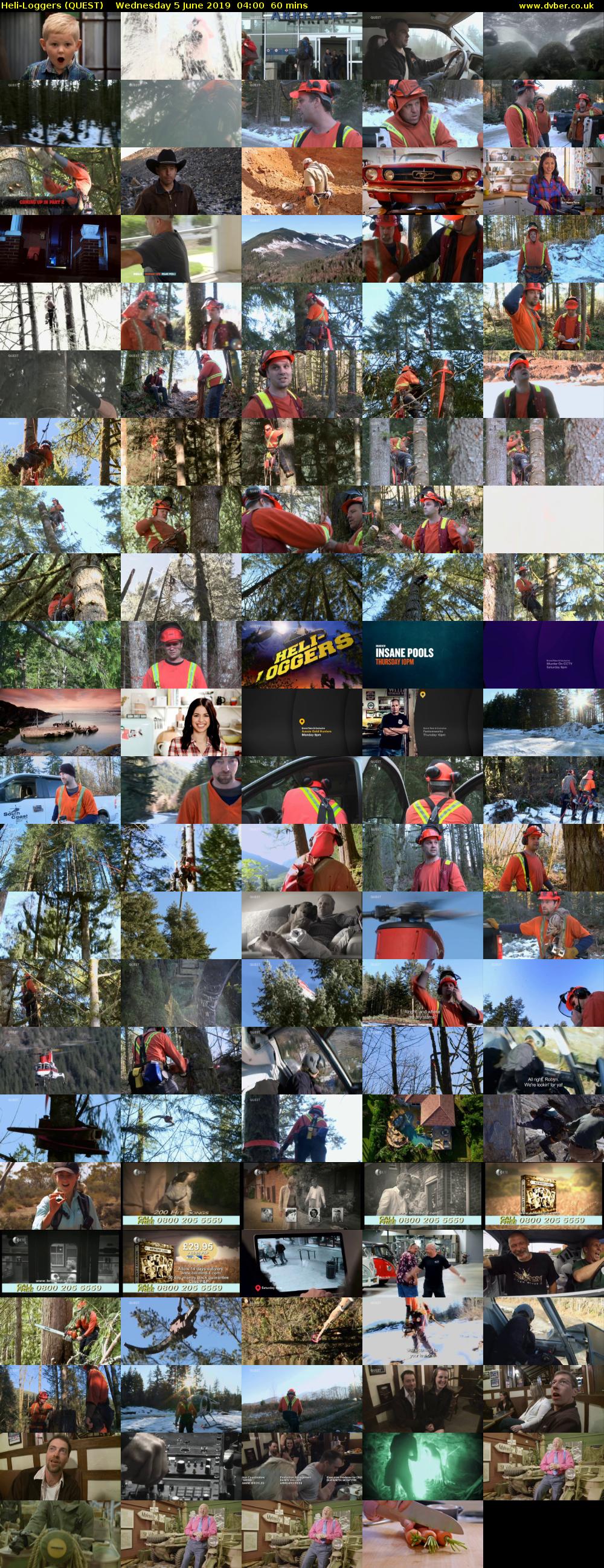 Heli-Loggers (QUEST) Wednesday 5 June 2019 04:00 - 05:00