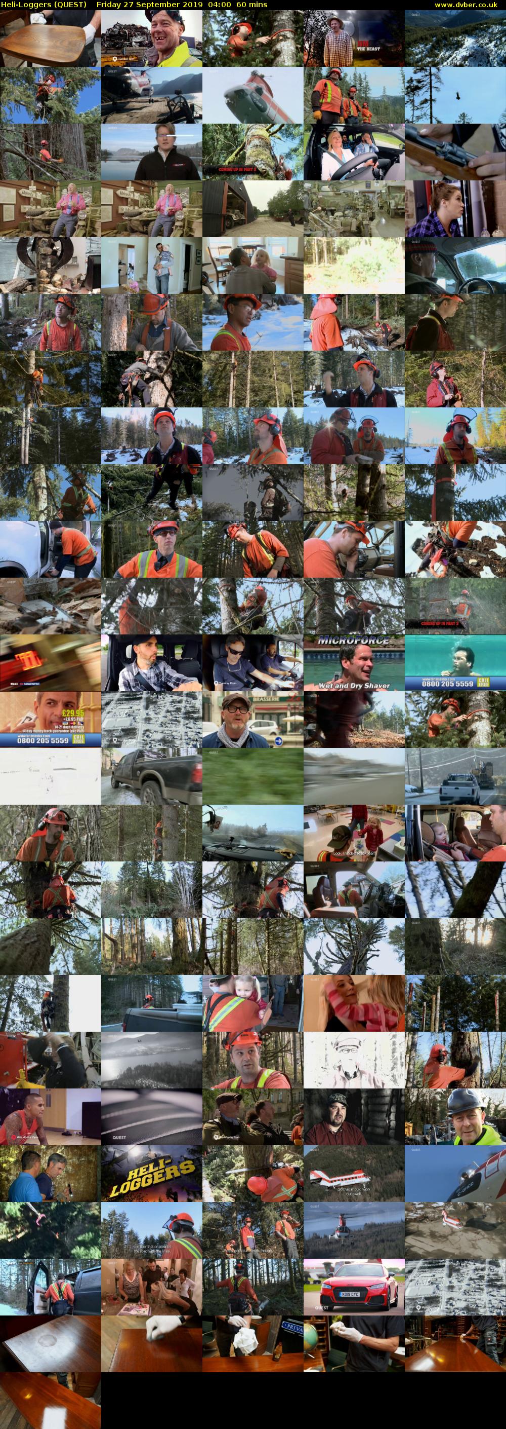 Heli-Loggers (QUEST) Friday 27 September 2019 04:00 - 05:00