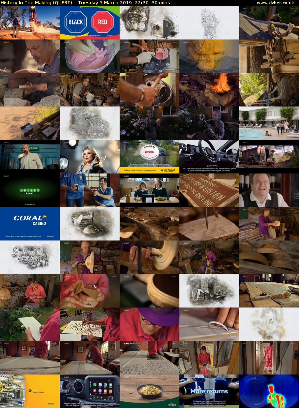 History In The Making (QUEST) Tuesday 5 March 2019 22:30 - 23:00