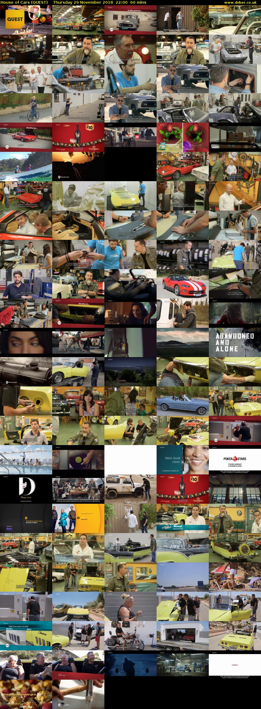 House of Cars (QUEST) Thursday 29 November 2018 22:00 - 23:00