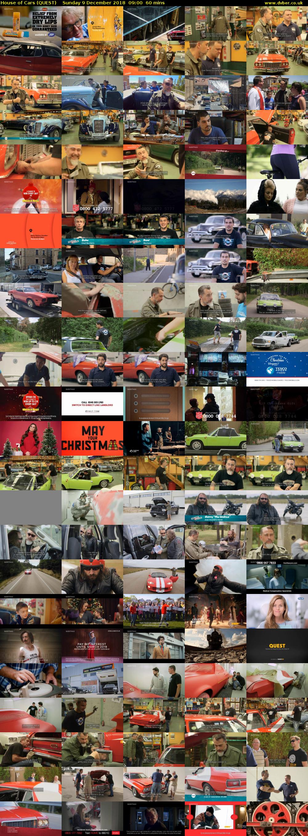 House of Cars (QUEST) Sunday 9 December 2018 09:00 - 10:00