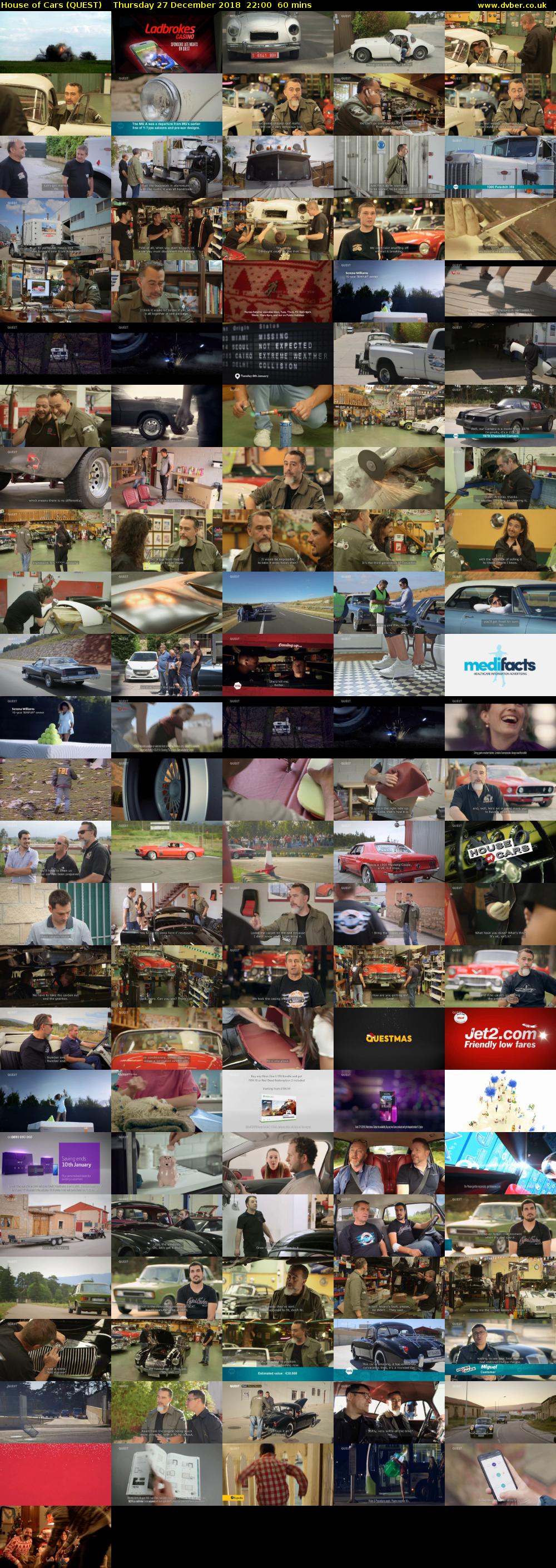 House of Cars (QUEST) Thursday 27 December 2018 22:00 - 23:00