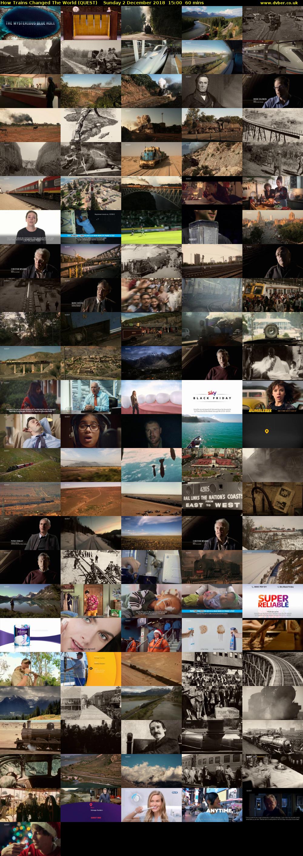 How Trains Changed The World (QUEST) Sunday 2 December 2018 15:00 - 16:00