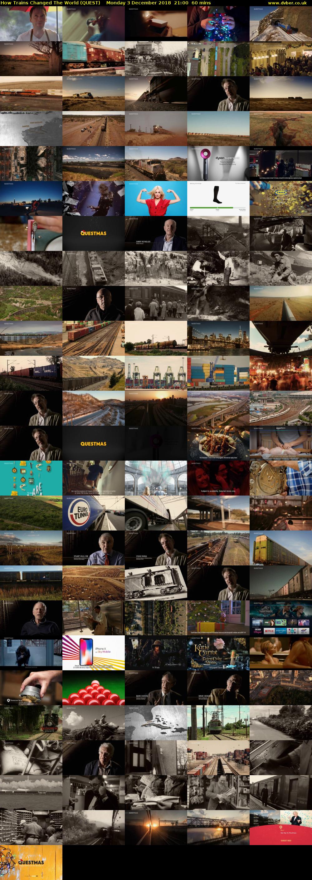 How Trains Changed The World (QUEST) Monday 3 December 2018 21:00 - 22:00