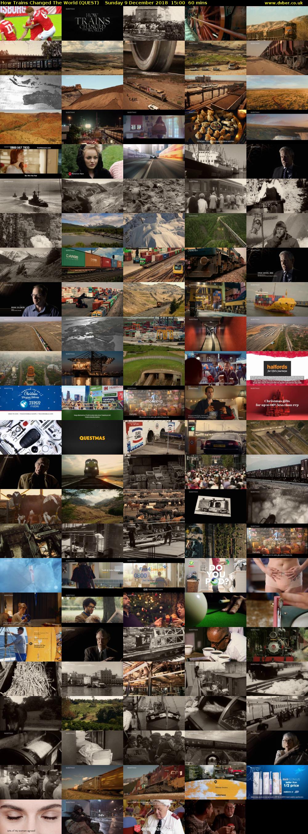 How Trains Changed The World (QUEST) Sunday 9 December 2018 15:00 - 16:00