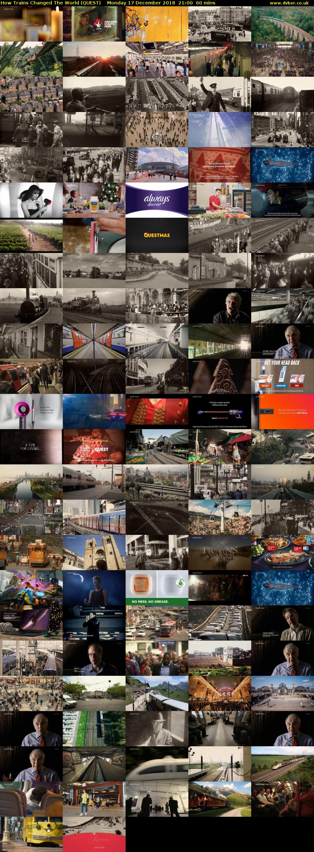 How Trains Changed The World (QUEST) Monday 17 December 2018 21:00 - 22:00