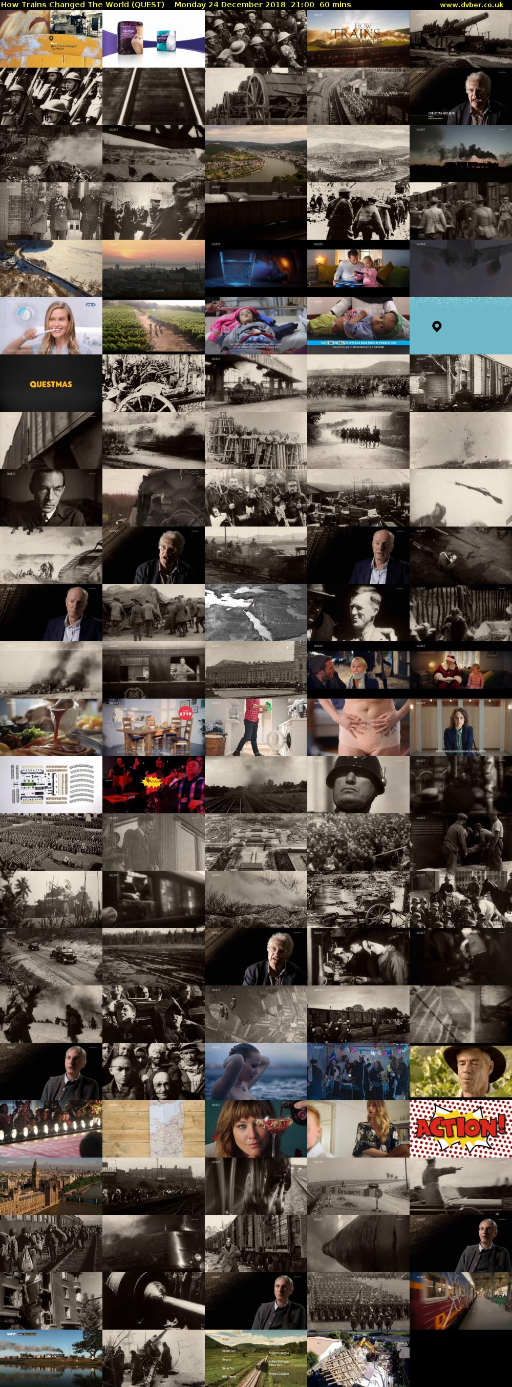 How Trains Changed The World (QUEST) Monday 24 December 2018 21:00 - 22:00