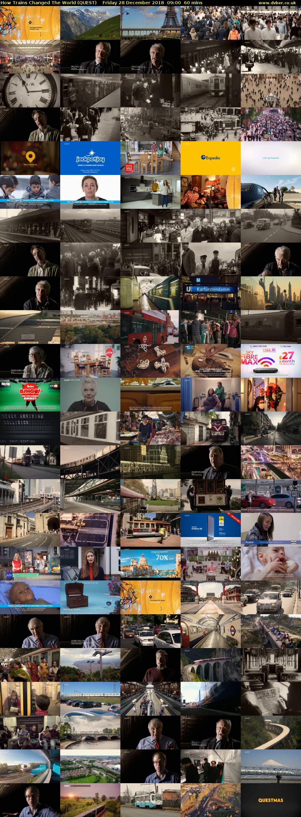 How Trains Changed The World (QUEST) Friday 28 December 2018 09:00 - 10:00