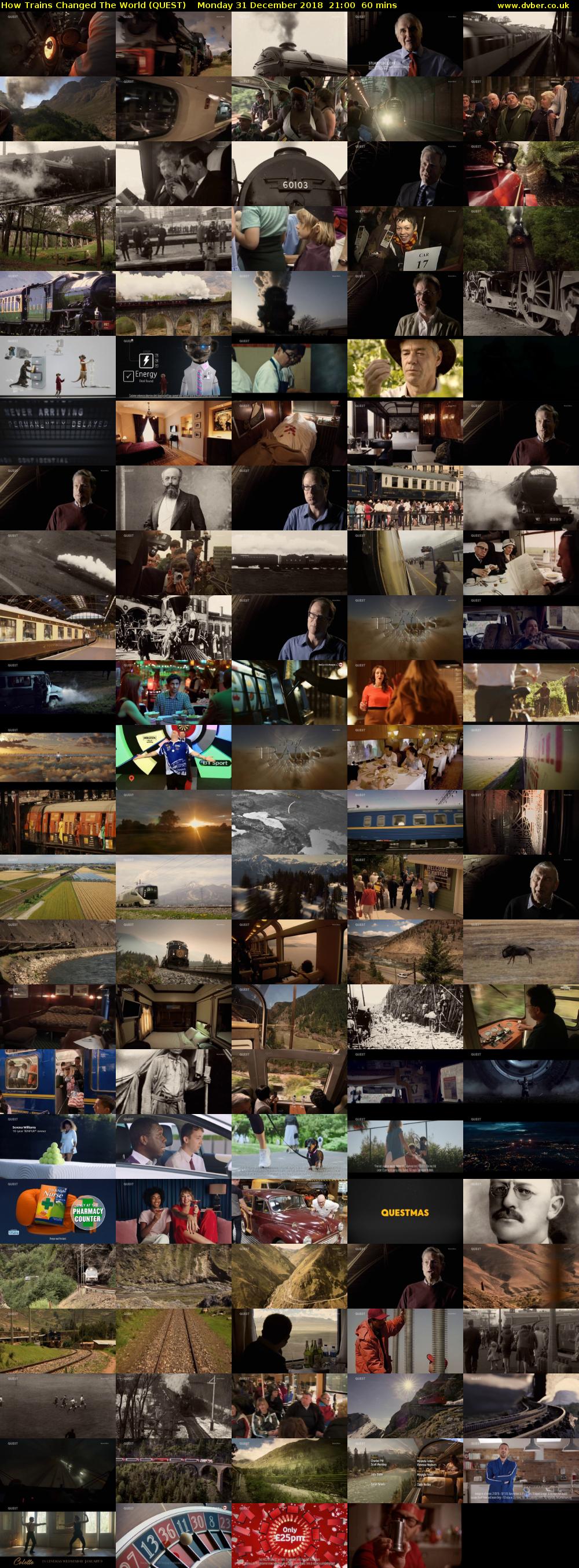 How Trains Changed The World (QUEST) Monday 31 December 2018 21:00 - 22:00