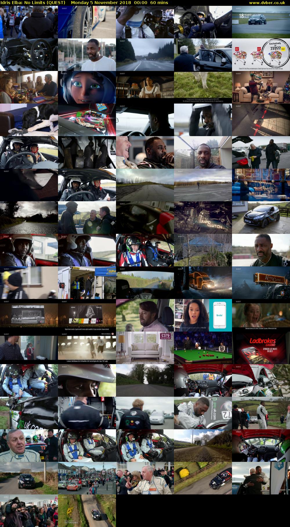 Idris Elba: No Limits (QUEST) Monday 5 November 2018 00:00 - 01:00