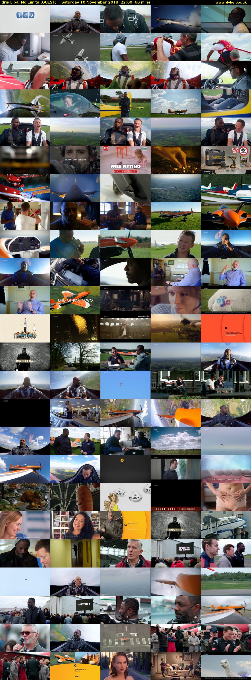 Idris Elba: No Limits (QUEST) Saturday 10 November 2018 22:00 - 23:00