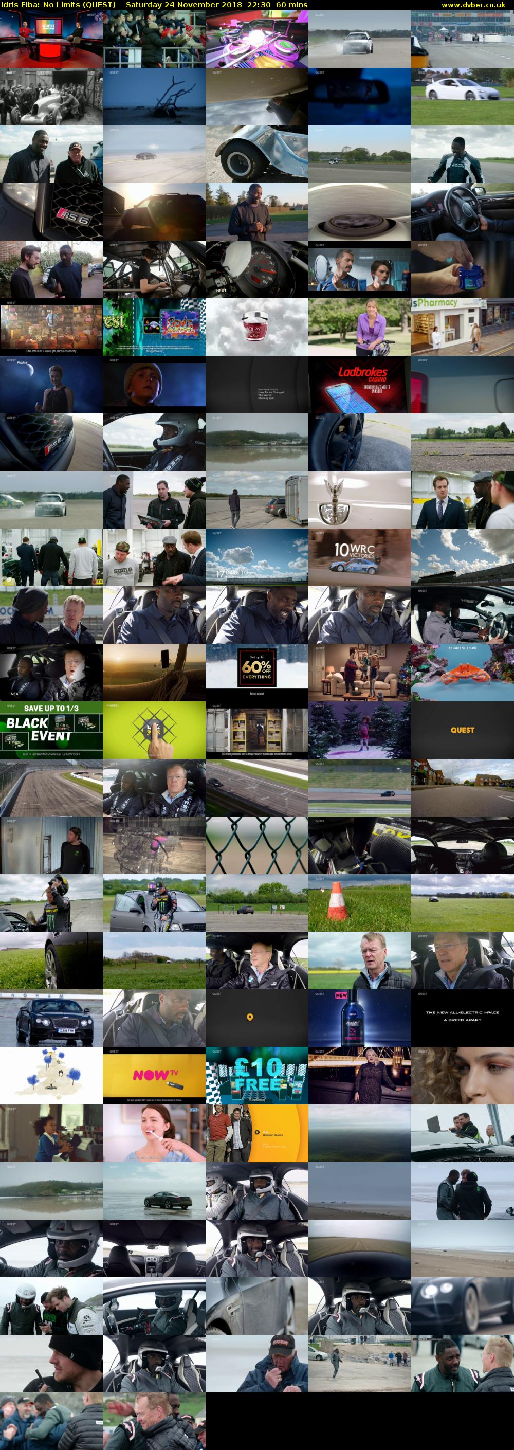 Idris Elba: No Limits (QUEST) Saturday 24 November 2018 22:30 - 23:30