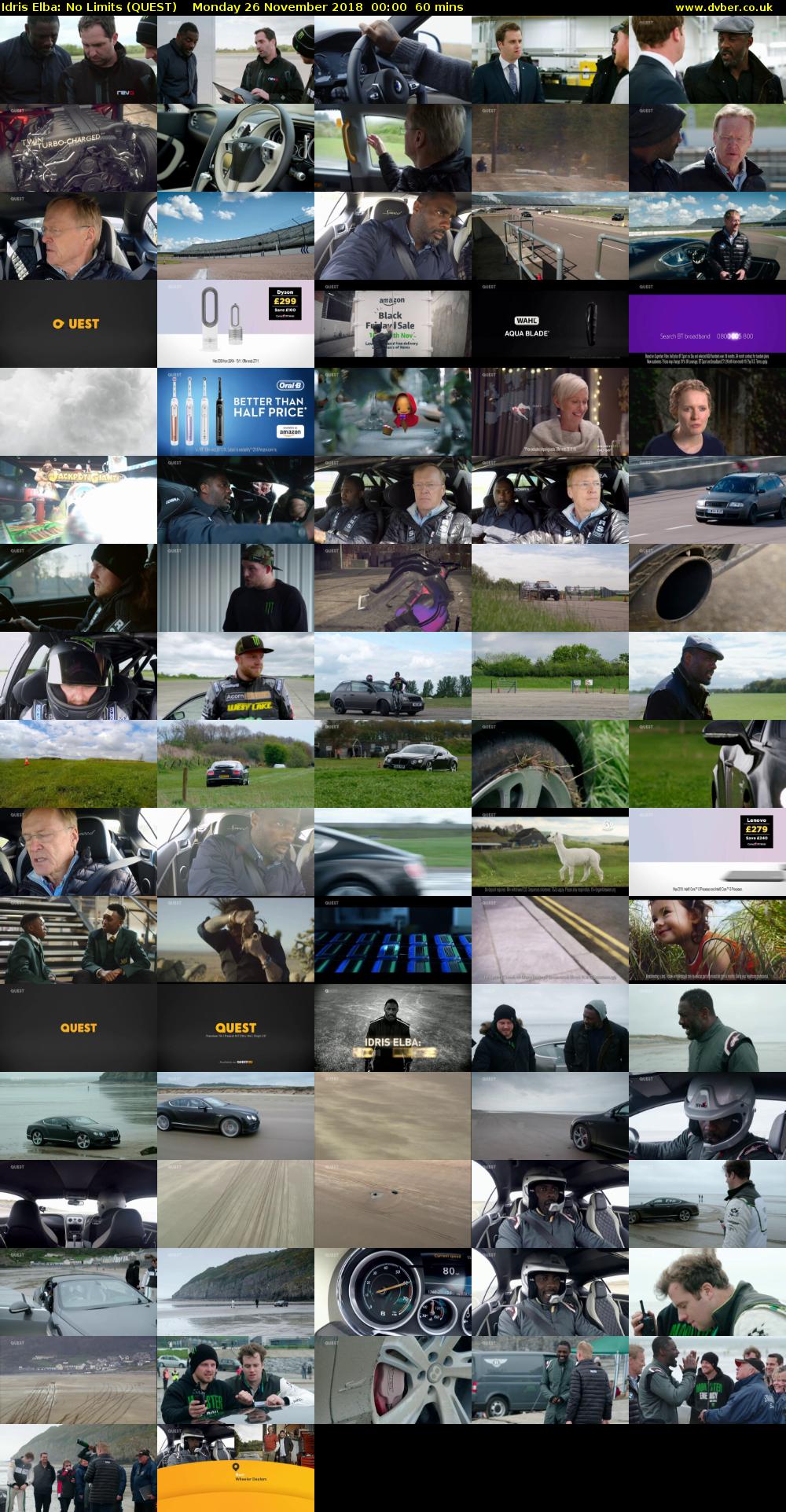 Idris Elba: No Limits (QUEST) Monday 26 November 2018 00:00 - 01:00