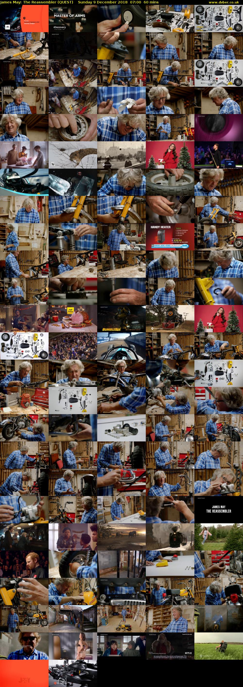 James May: The Reassembler (QUEST) Sunday 9 December 2018 07:00 - 08:00